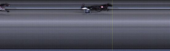 Målfoto for løp 3 på bane LE den 04.01.2021