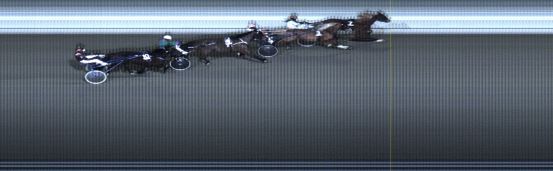 Målfoto for løp 6 på bane LE den 08.02.2021