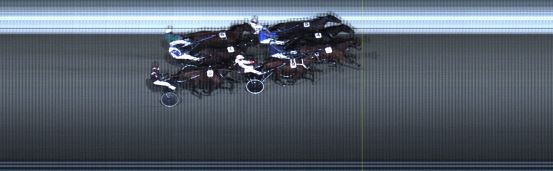 Målfoto for løp 7 på bane LE den 08.02.2021