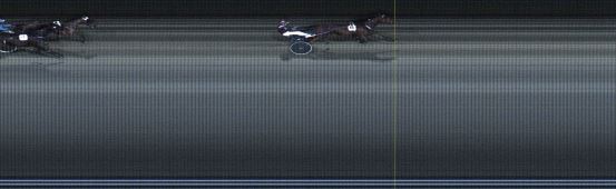 Målfoto for løp 1 på bane LE den 22.02.2021