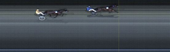 Målfoto for løp 2 på bane LE den 22.02.2021