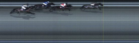 Målfoto for løp 1 på bane LE den 15.03.2021