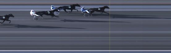 Målfoto for løp 1 på bane LE den 29.03.2021