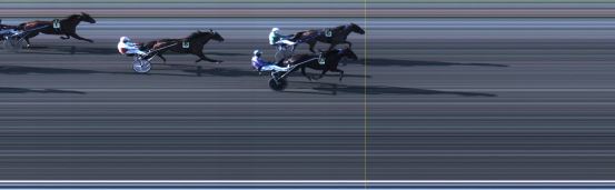 Målfoto for løp 1 på bane LE den 18.04.2021