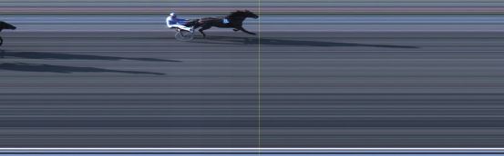 Målfoto for løp 2 på bane LE den 18.04.2021