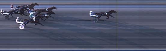 Målfoto for løp 6 på bane LE den 18.04.2021