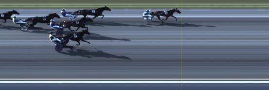 Målfoto for løp 7 på bane LE den 18.06.2021