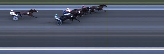 Målfoto for løp 1 på bane LE den 25.06.2021