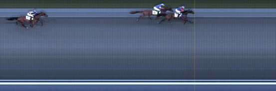 Målfoto for løp 11 på bane LE den 25.06.2021