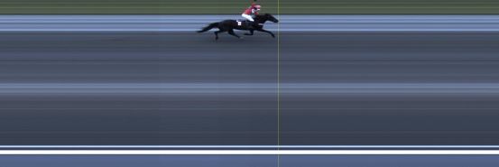 Målfoto for løp 4 på bane LE den 25.06.2021