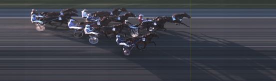 Målfoto for løp 8 på bane LE den 09.08.2021