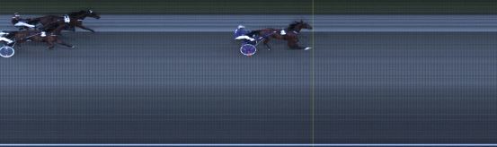 Målfoto for løp 2 på bane LE den 13.09.2021