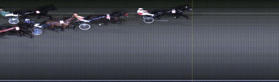 Målfoto for løp 3 på bane LE den 18.10.2021