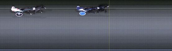 Målfoto for løp 6 på bane LE den 18.10.2021