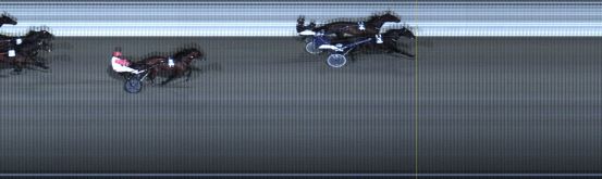 Målfoto for løp 2 på bane LE den 10.01.2022