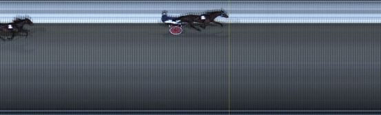 Målfoto for løp 8 på bane LE den 10.01.2022