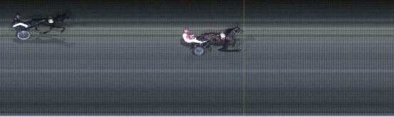 Målfoto for løp 1 på bane LE den 22.01.2022