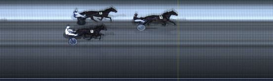 Målfoto for løp 1 på bane LE den 30.01.2022