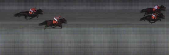 Målfoto for løp 3 på bane MO den 14.01.2014