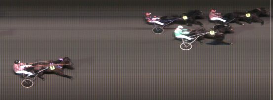 Målfoto for løp 1 på bane MO den 04.02.2014