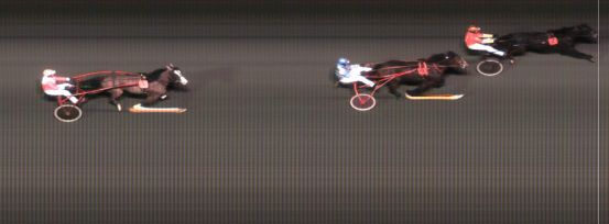 Målfoto for løp 3 på bane MO den 04.02.2014