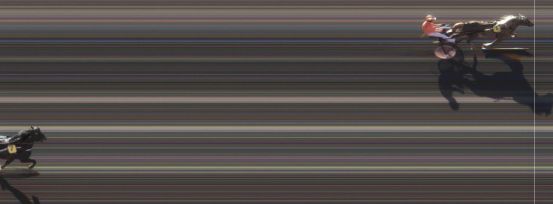 Målfoto for løp 1 på bane MO den 30.03.2014