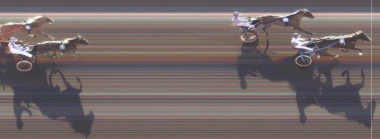 Målfoto for løp 2 på bane MO den 30.03.2014