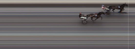 Målfoto for løp 2 på bane MO den 17.04.2014