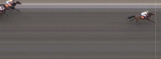 Målfoto for løp 1 på bane MO den 19.05.2014