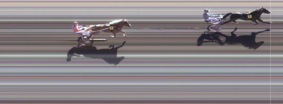 Målfoto for løp 1 på bane MO den 27.05.2014