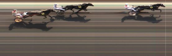 Målfoto for løp 1 på bane MO den 08.07.2014