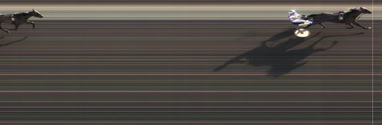 Målfoto for løp 6 på bane MO den 08.07.2014