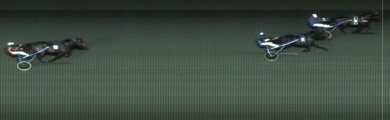 Målfoto for løp 2 på bane MO den 07.10.2014