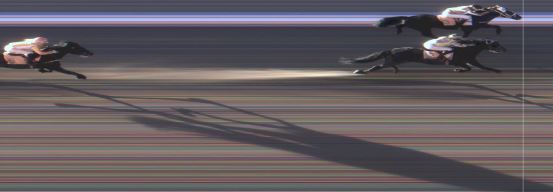 Målfoto for løp 1 på bane MO den 27.12.2014