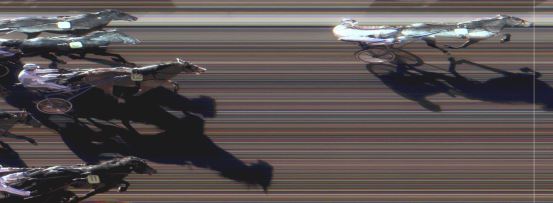 Målfoto for løp 9 på bane MO den 21.03.2015