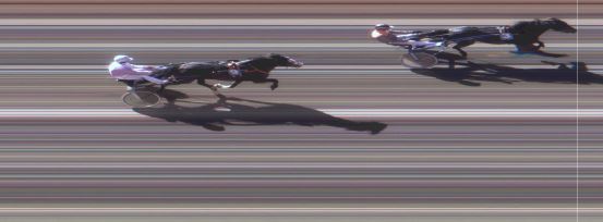 Målfoto for løp 2 på bane MO den 02.04.2015