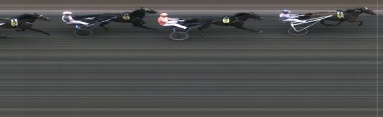 Målfoto for løp 1 på bane MO den 05.04.2015