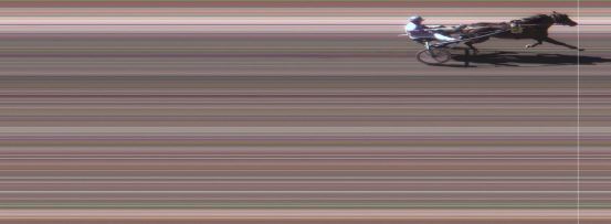 Målfoto for løp 1 på bane MO den 21.04.2015