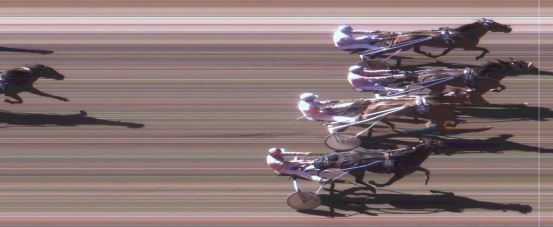 Målfoto for løp 2 på bane MO den 21.04.2015