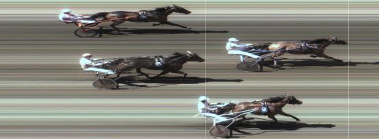 Målfoto for løp 2 på bane MO den 09.06.2015