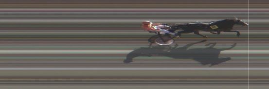 Målfoto for løp 1 på bane MO den 14.07.2015