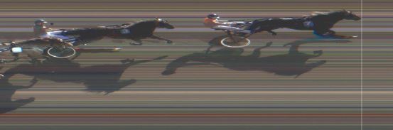 Målfoto for løp 2 på bane MO den 14.07.2015