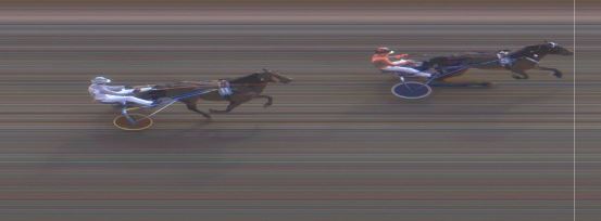 Målfoto for løp 2 på bane MO den 21.07.2015