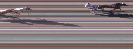 Målfoto for løp 3 på bane MO den 17.10.2015