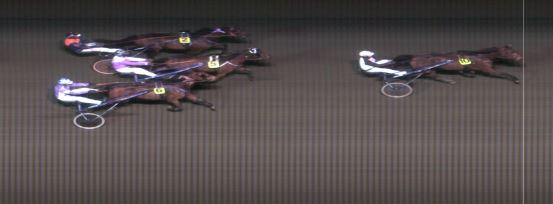 Målfoto for løp 1 på bane MO den 08.12.2015