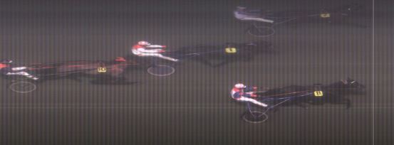 Målfoto for løp 1 på bane MO den 22.12.2015