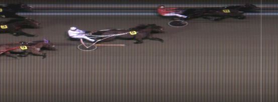 Målfoto for løp 1 på bane MO den 28.12.2015