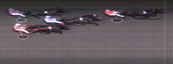 Målfoto for løp 6 på bane MO den 09.02.2016