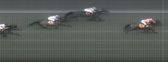 Målfoto for løp 5 på bane MO den 05.04.2016