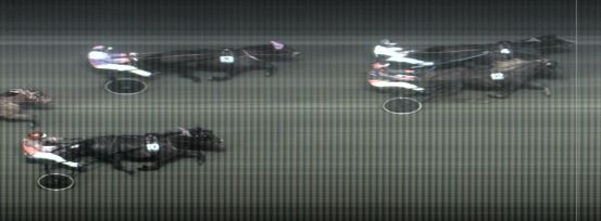 Målfoto for løp 6 på bane MO den 05.04.2016